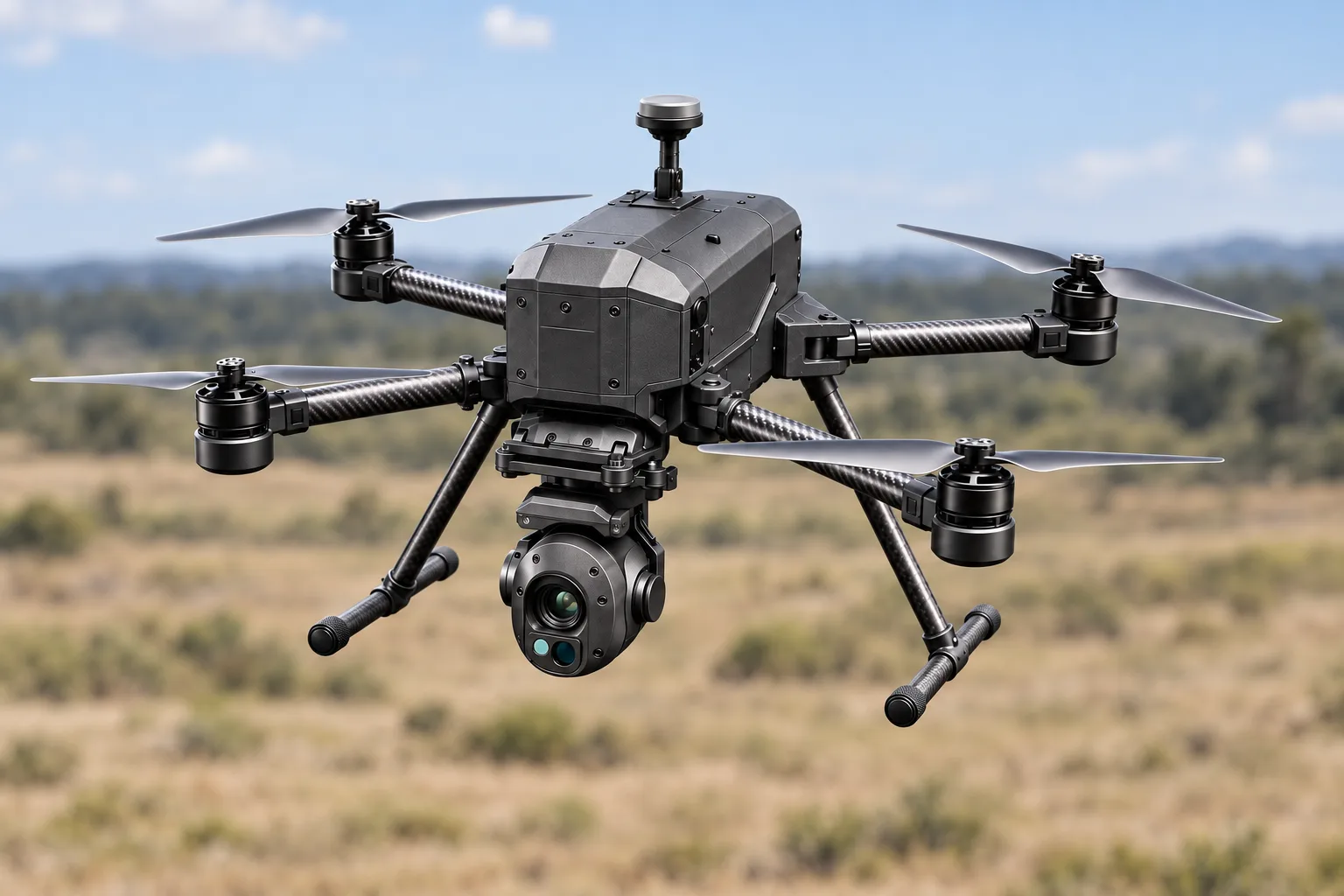 Overwatch, Spotter drone that geolocates payload drops