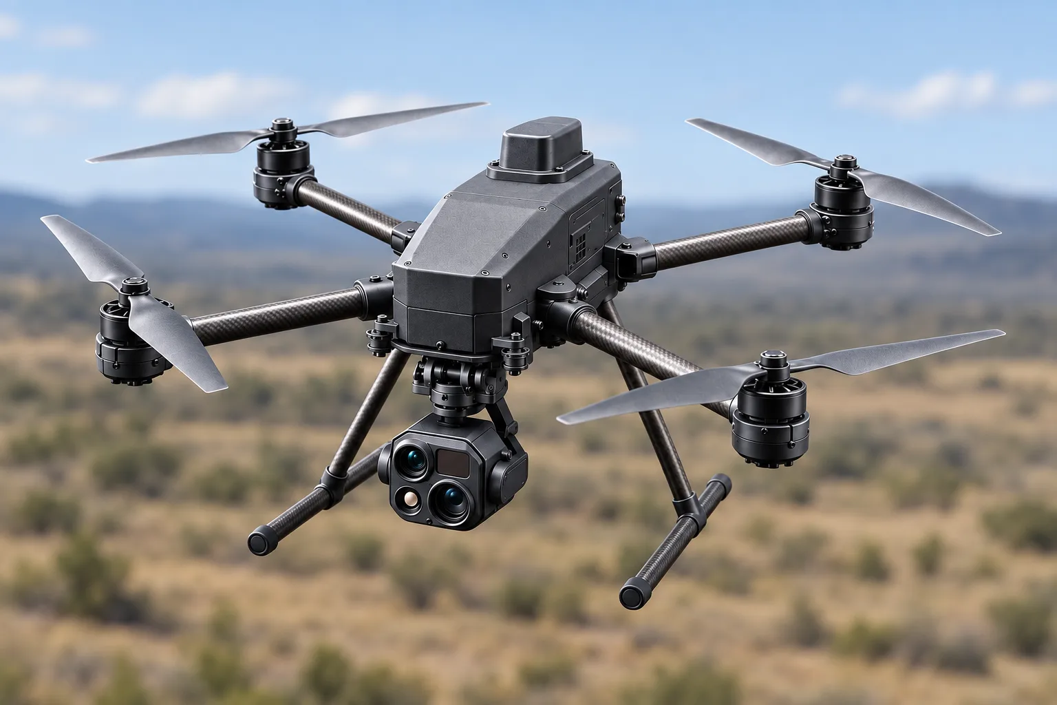 Vigil 4, Quadcopter for thermal surveillance
