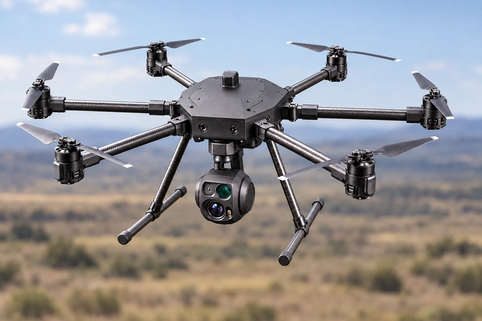 Vigil 6, Hexacopter for thermal surveillance